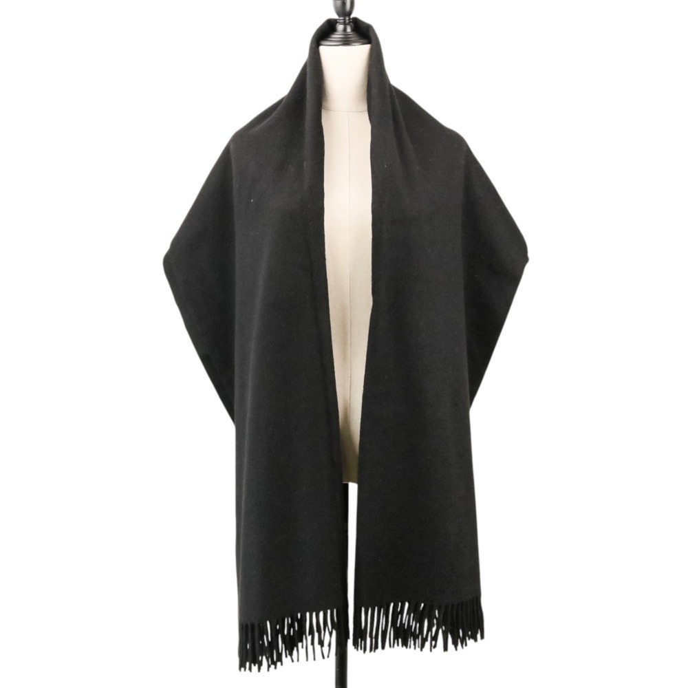 HERMES Black Scarf - Picture 6 of 9
